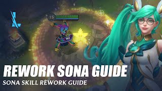 Rework Sona Skill Guide  Wild Rift [upl. by Peppi]