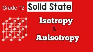 Isotropy and Anisotropy  Explanation [upl. by Heim]