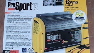 ProMariner ProSport 12 onboard battery charger install and review Southcoast United Kingdom [upl. by Aital]