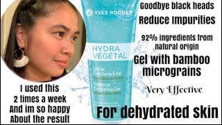 Yves Rocher  HYDRA VEGETAL Radiance Exfoliating Gel  Review And Demo  MamaGbeautytips [upl. by Jarek]