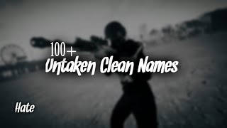 100 SWEATYCLEAN SOUNDING NAMES NOT TAKEN 2020 [upl. by Iddet668]