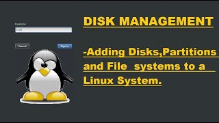 Disk Partitioning in Linux  Adding Disks Partitions amp File systems  RHEL7CentOS7 [upl. by Rosenbaum]