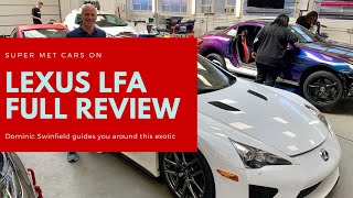 Lexus LFA review and full guide to this iconic rare supercar Delivery mileage oneoff car [upl. by Dlaregztif]