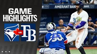 Blue Jays vs Rays Game Highlights 92024  MLB Highlights [upl. by Herries]