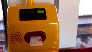 How to validate a ticket on Warsaw public transport [upl. by Eugnimod]