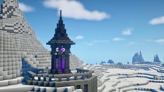 Minecraft 118  How to build a Nether Portal  Nether Portal Design  Tutorial [upl. by Acined561]