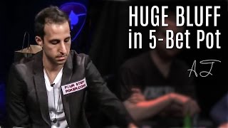 Alec Torelli Fires Epic RIVER BLUFF in 5Bet Pot  Poker Night in America [upl. by Heeley]