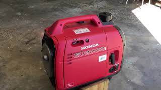 Honda EU 2000i generator starts but dies [upl. by Arvad]