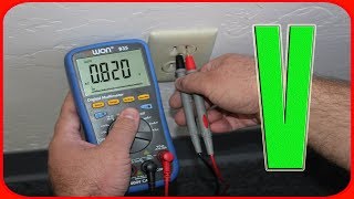 How to use a digital multimeter for checking voltage ACDC [upl. by Aifos]