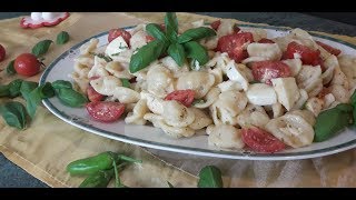 ORECCHIETTE ALLA CRUDAIOLA FATTE IN CASA i sapori della nostra amata Puglia [upl. by Nilya]