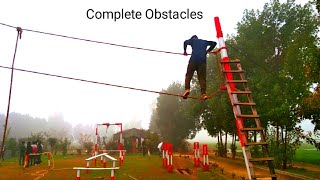 ISSB Complete Obstacles  Individual Obstacles  Army  Navy  PAF [upl. by Spearing880]