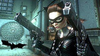 Batman Arkham Knight  Catwoman meets Nyssa free roam  mesh swap mod [upl. by Ailec]