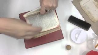 HOW TO REPAIR BOOK BINDING OR SPINE [upl. by Adnahsor]