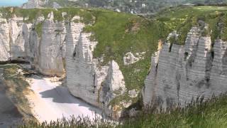 Etretat Falaises Seine Maritime Normandy France [upl. by Cynarra]