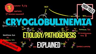 CRYOGLOBULINEMIA Etiology Pathogenesis Treatment Explained [upl. by Acirderf]