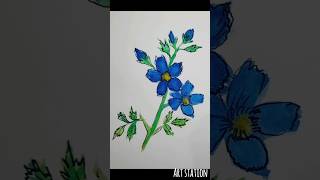 Flower series part 1 Flower name  forget me not Myosotis [upl. by Eicnarf509]