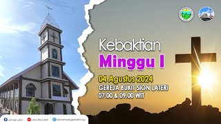 Kebaktian Minggu I Jemaat GPM Lateri 04 Agustus 2024 [upl. by Yrailih137]