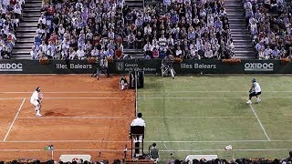 Tennis Craziest Match EVER Federer VS Nadal  Battle Of The Surfaces [upl. by Oflodur592]