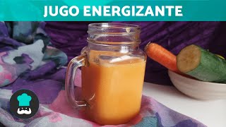 JUGO ENERGIZANTE NATURAL 🥒🍎 Bebida Energética 100 Natural ✅ [upl. by Asiul]