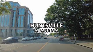 Huntsville Alabama  4K Downtown Tour [upl. by Ransell]