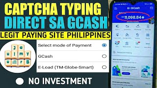 CAPTCHA TYPING JOB  DIRECT SA GCASH ANG PAYOUT  LEGIT PAYING SITE PHILIPPINES [upl. by Gussi]