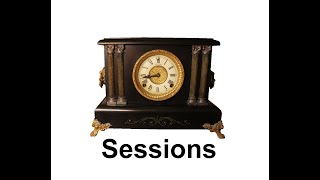 1900s Sessions Mantle Clock Restore 18 [upl. by Arammat657]