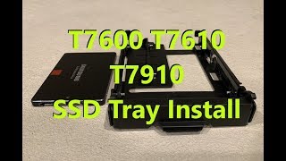 Precision T7600 T7610 T7910 SSD Drive Tray Install [upl. by Nylareg]