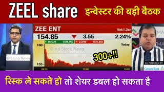 ZEEL share news today  Zee entertainment share news today [upl. by Derwon]