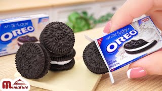 VIRAL MINIATURE CHURROS OREO  Korean Street Food  ASMR Cooking Mini Food [upl. by Ylecic539]