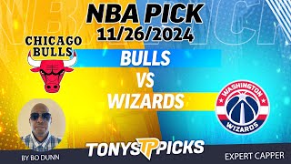 Chicago Bulls vs Washington Wizards 112624 NBA Prediction for Bet [upl. by Etnaud]