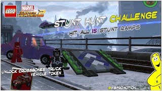 Lego Marvel Superheroes 2 Stunt Hunt Challenge  HTG [upl. by Yoshi737]