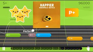 Happier  Marshmello amp Bastille  Level 1 Basic Riff  Yousician [upl. by Arodnahs727]