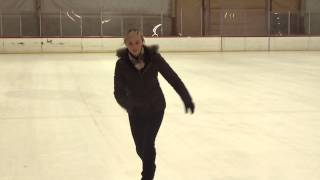 USFSA Basic Skills 4F  Backward stroking [upl. by Anauqal13]