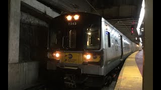 Long Island Railroad On Board Long Beach Branch M7 LIRR From Long Beach to Penn Station [upl. by Hamirak]