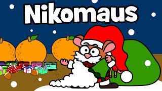 ♪♪ Weihnachtslied für Kinder – Nikomaus  Hurra Kinderlieder  Kinderlied Weihnachten  Tierlied [upl. by Buckels906]