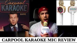 James Corden Carpool Karaoke Mic Review [upl. by Alfi]