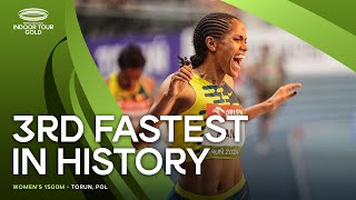 🇪🇹s Hailu runs to 3rd place on 1500m alltime list  World Indoor Tour 2024 [upl. by Willock]