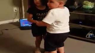 Little boy dancing bachata [upl. by Ahtinak]