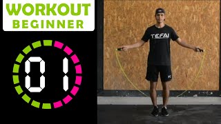 20 MINUTOS SALTANDO LA CUERDA  JUMP ROPE PRINCIPIANTE  WORKOUT 1 [upl. by Verna]