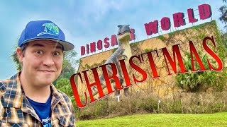 Christmas At Dinosaur World Florida Begins First Night For Santa Claus  I Rode The Dino Train [upl. by Roshan]