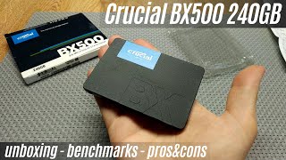 Crucial BX500 240GB SSD Review ★ Quick review of CT240BX500SSD1 [upl. by Aneeb713]