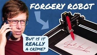 I sent robot forgeries to a handwriting expert [upl. by Ruamaj]