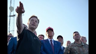 Trump Joins Elon Musk at the SpaceX Starship Launch [upl. by Amathiste]