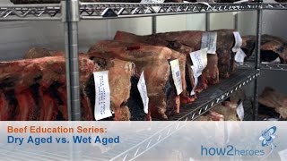 Dry Aged Beef vs Wet Aged Beef Beef Education Butcher Series [upl. by Milford243]