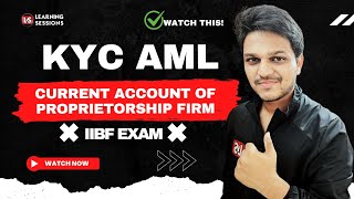 AML KYC Important Concepts Cleared  IIBF Certification 2024 [upl. by Acirretal969]