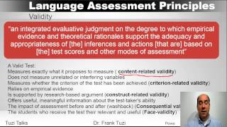 Language Assessment Principles [upl. by Tanberg]