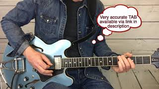 25 or 6 to 4 ChicagoTerry Kath solo lesson by Emerson Swinford [upl. by Nnylyahs]