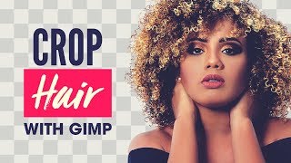 GIMP Tutorial Crop Hair and Fine Details [upl. by Schilt324]