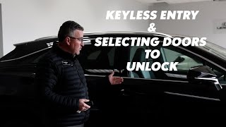 How to Lexus Keyless Entry amp Selecting Doors to Unlock [upl. by Atener]