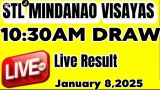 STL MINDANAO VISAYAS RESULTS 1030AM DRAW JANUARY 82025 [upl. by Bremble109]